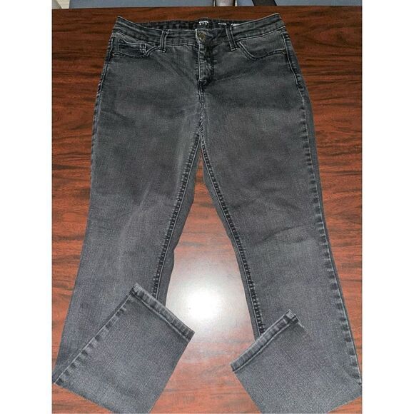 Crown & Ivy Size 8 Black Skinny Jeans - Picture 1 of 7